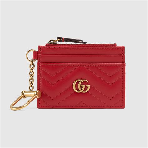 gucci cherries wallet|gucci gg marmont keychain wallet.